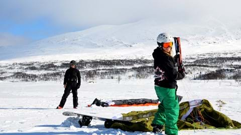 Kite i Åre