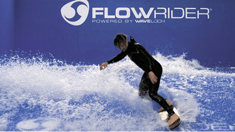 Upplevelsebad och surfing